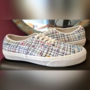 Vans Woven Plaid Authentic‎ Skate Shoes - Womens 10.5